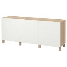 Furniture and inspiration for a better everyday life at home. Besta Combinaison Rangement Portes Effet Chene Blanc Hi Laxviken Blanc 180x40x74 Cm Ikea