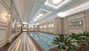 private swimming pool interior