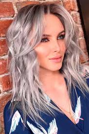 When you go to your hairstylist, you should ask for long layers at the back. 34 Beautiful Gray Hair Ideas Lovehairstyles Com