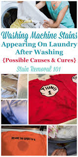 washing machine stains possible causes