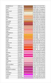 Cmyk Color Codes Chart Pdf Www Bedowntowndaytona Com