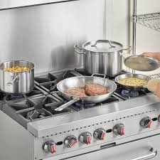 stainless steel cookware set with 4 qt