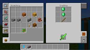 new crafting table in minecraft pocket