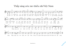 Sheet: Nốt nhạc và lời - Thắp sáng ước mơ thiếu nhi Việt Nam - Trương Quang  Lục - Sheet nhạc | Nốt nhạc