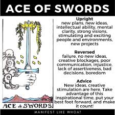 the ace of swords tarot card guide for