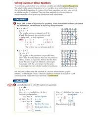 Solving Systems Of Linear Equations