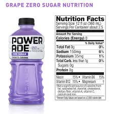 powerade zero sugar g ion4