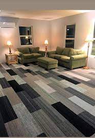 gray family designer plank carpet tiles