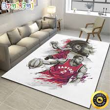 area rug basketball team living room carpet