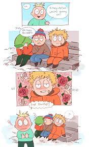 Kyle, Stan, Kenny, & Butters ~ no hood ;) | South park funny, Butters south  park, Style south park