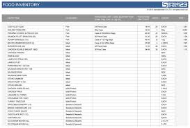 food stocktake free template for excel