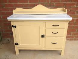 Vintage oak hoosier cabinet front roll up small chip pick up only nice!!! Small Hoosier Cabinet Base With Porcelain Counter Refinished By Repurposed Creations Hoosier Cabinet Repurposed Furniture Refinishing Furniture
