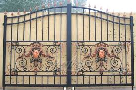 cast iron main sliding gate for home
