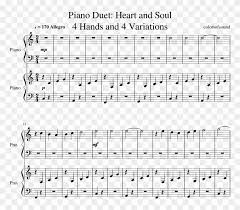 Find your perfect arrangement and access a variety of transpositions so you can print and play instantly, anywhere. 15 Piano Duet Heart And Soul Easy Piano Four Hands Sheet Music Clipart 4794486 Pikpng