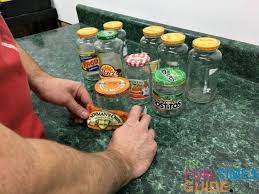 Diy Shelf Organizer Using Glass Jars
