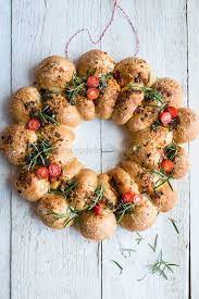 Christmas wreath bread made with sweet bread dough recipe. Christmas Bread Wreath Mush Co Bread Wreath Christmas Bread Christmas Food Treats