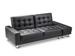 sleep design knightsbridge black faux