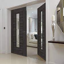 Alabama Dark Grey Glazed Internal Door