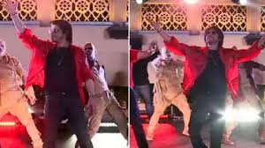 shah rukh khan dances to song zinda