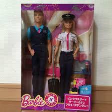 barbie pink pport flight attendant