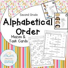 I require students to reference the alphabet (on name plates, above students generally have trouble arranging words in abc order after the first letter. Abc Order 2nd Grade Worksheets Teaching Resources Tpt