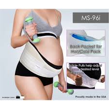 Deluxe Medium Strength Maternity Belly Abdomen And Back Breathable Pregnancy Support Belt Ms 96 I