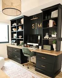 15 Stylish Office Built In Cabinets