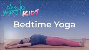 child to sleep bedtime yoga
