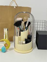 1pc yellow makeup brush holder with