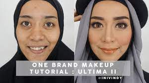 one brand makeup tutorial ultima ii