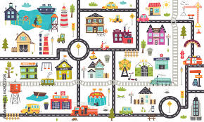 roads cars buildings nursery design