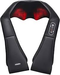 Amazon.com: Naipo Shiatsu Back and Neck Massager with Heat Deep Kneading Massage for Neck, Back, Shoulder, Foot and Legs, Use at Home, Car, Office: Health & Personal Care
