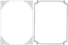 Ms Word Page Border Designs Free Download Templates For