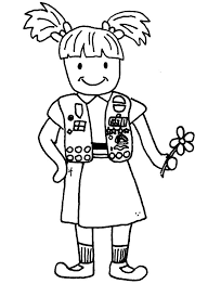 Make your world more colorful with printable coloring pages from crayola. Brownie Scouting Girl Coloring Pages Best Place To Color