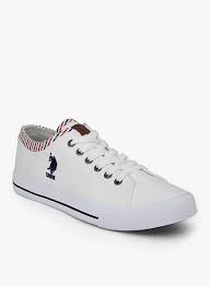 U S Polo Assn Logan White Sneakers