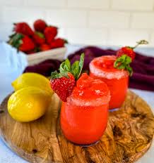 frozen blended strawberry lemonade