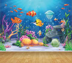 Underwater Sea Fish Ocean Animated Kids