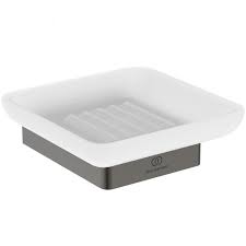 Conca Soap Dish Frosted Glass