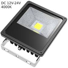 Abi 50w Low Voltage Dc Led Flood Light Waterproof Landscape Security Lamp 5000lm 12v 24v With 10ft Cord 4300k Natural Cool White 49 95 Jacobsparts Inc
