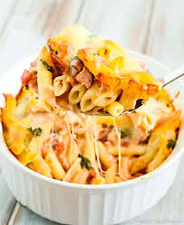 smoked sausage pasta bake creations