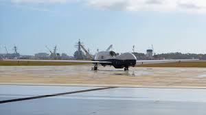 mq 4c triton drone arrives at naval