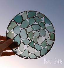 Sea Glass Mosaic Beach Glass Crafts