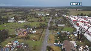 Crockett, Texas tornado: Drone 11 shows ...