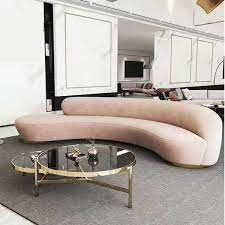 Modern Leather Salon Sofa Bed Salon