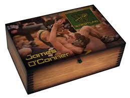 personalized wrestling memory box gift