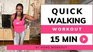 15 minute walking workout at home