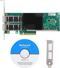 Karta Bezprzewodowa PCIE, Procesor XL710-QDA2 40GbE Gigabit PCI-E X8  Dwuportowa Konwergentna Karta Sieciowa Ethernet, Karta Sieciowa PCI Express  z Szybką Transmisją Sieciową : Amazon.pl: Elektronika
