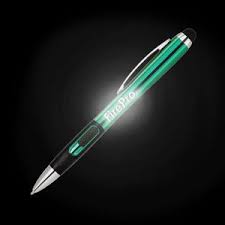 Light Up Logo L E D Ballpoint Pen W Stylus 3647b 003 Ideastage Promotional Products