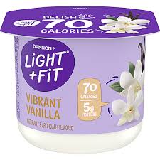 dannon light n fit vanilla yogurt low