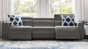 mirage reclining sofa slate
